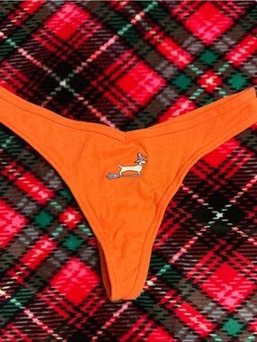 Victoria’s Secret Pink Thong Panty Halloween theme